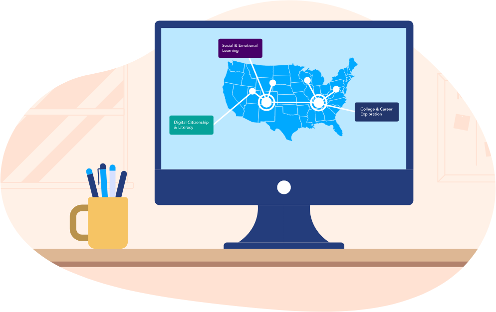 Map US Map US into Computer